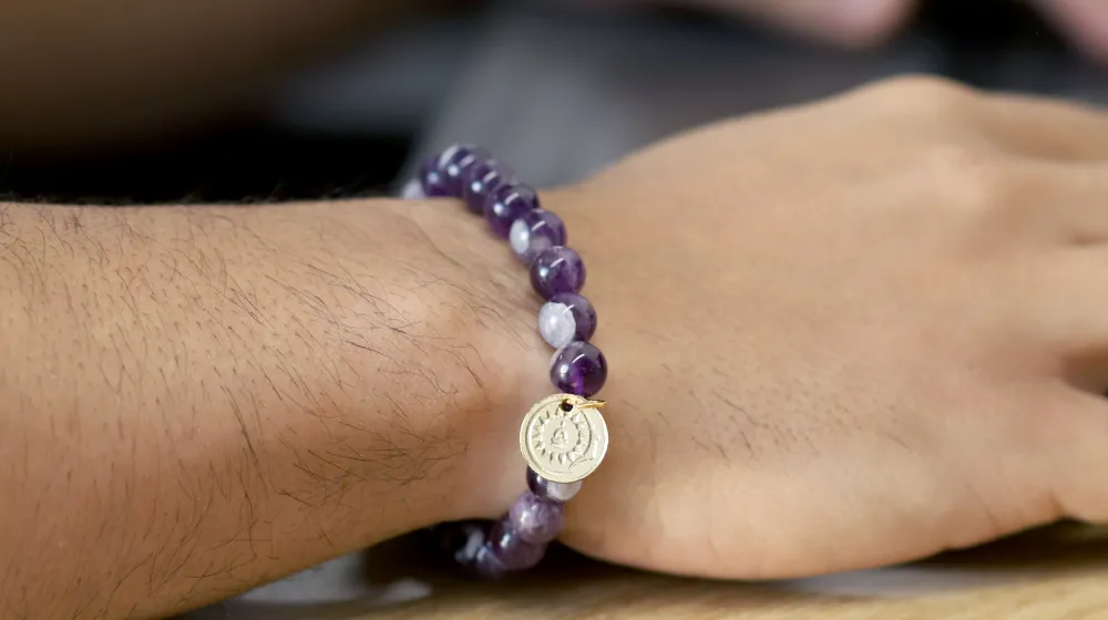 Original Amethyst Bracelet 22 Beads